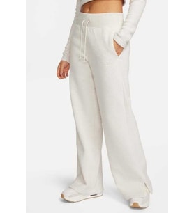 Nike Sportswear Phoenix Plush Hr Pant Wide Kadın Eşofman Altı Krem