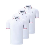 ÜÇLÜ SET T8594 DEWBERRY ERKEK T-SHIRT-BEYAZ-BEYAZ-BEYAZ