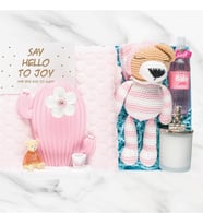 Pijamalı Ayıcık Kız Bebek Hediye Kutusu