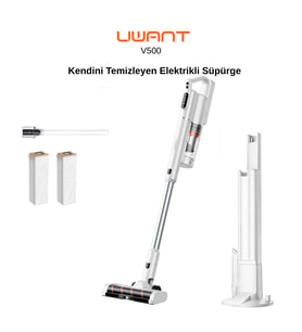 Uwant V500 Otomatik Dikey Süpürge Beyaz