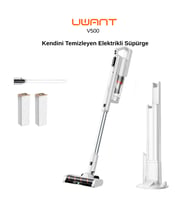Uwant V500 Otomatik Dikey Süpürge Beyaz