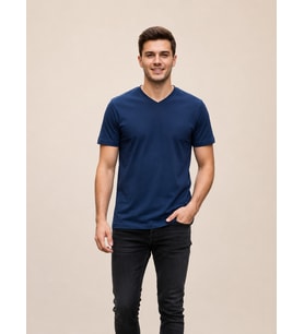 VİGOSS BATTAL V YAKA ERKEK T-SHIRT B3125-03370