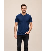 VİGOSS BATTAL V YAKA ERKEK T-SHIRT B3125-03370