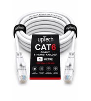 UPTECH CAT6 Ethernet Kablosu 1 Metre RJ45 LAN İnternet Modem Router Bilgisayar Kablosu