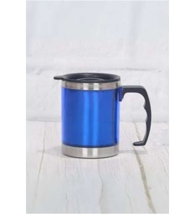 Mavi Renkli 450 ml Paslanmaz Çelik Termos – Kompakt ve Dayanıklı, Ergonomik