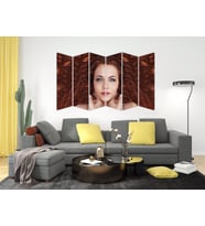 KADIN SAÇ MODELİ KUAFÖR MDF TABLO-1019 MODEL-B