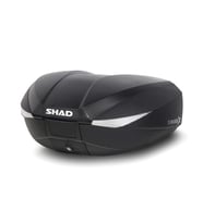 SH58X Motosiklet Arka Çanta 3 Kademeli Kapasiteli Carbon Desenli Top Case Motor Çanta