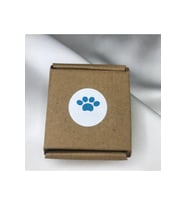 Mavi Renkli Pati Etiket Pençe Paw Sticker Kedi Köpek Yuvarlak Mat Etiket Blue 3 cm 180 Adet
