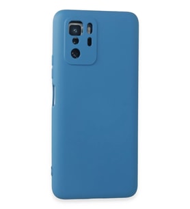 Newface Xiaomi Poco X3 GT Kılıf Nano içi Kadife Silikon - Mavi