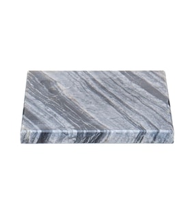 Dekoratif Sunumluk Antrasit Doğal Mermer Taş - 12x23 cm