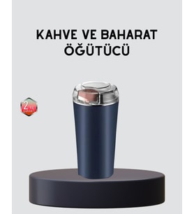 Northcity Paslanmaz Çelik Otomatik Öğütücü - Kahve ve Baharat İşlemcisi, Yedek Bıçaklı, Kompakt