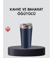 Northcity Paslanmaz Çelik Otomatik Öğütücü - Kahve ve Baharat İşlemcisi, Yedek Bıçaklı, Kompakt