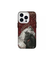 Iphone 14 Pro Max Uyumlu At Tasarimli Lüks Silikon Kilif (Çok Renkli)