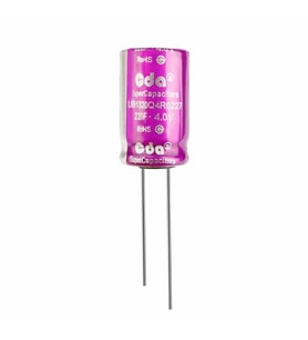 220F 4V 5A Süpercap 13x20mm DIP Süper Kapasitör Enerji Depolama Güneş Rüzgar Akü Batarya Güç Kaynağı