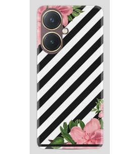 Vivo Y27 Kılıf Desenli Silikon Strip Flowers 2 1409