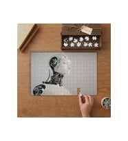 Robot - Yapay Zeka - Teknoloji Tasarımı 240 parça Ahşap Puzzle Ahşap Kutuda MP01442