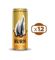 Burn Gold Spark Enerji İcecegi 250 Ml  12 Adet