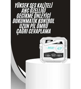 Gecikme Önleyici Oyuncu Kulaklığı Bluetooth Bağlantılı ANC Özelliği 5.0 Bluetooth