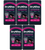 Drynites Emici Gece Külodu/Külot Bez Kız 8-13 Yaş 30-48KG Large 45 Adet 5PK*9 Alt Islatmalara Karşı