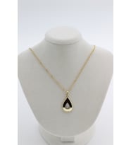 XUPİNG JEWELRY SU DAMLASI TAŞLI MODEL KOLYE (Altın)