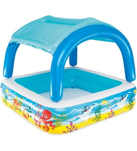 Bestway Gölgelikli Oyun Havuzu 1.40M X 1.40M X 1.14M (Çok Renkli)