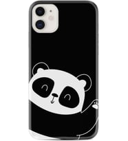 Apple iPhone 11 Kılıf Silikon Desen Özel Seri Bay Bay Panda 1784