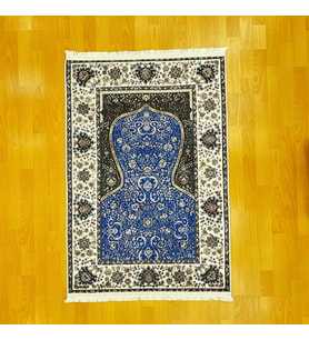 Lüks Mihraplı Türk Motifli Dijital Baskı Seccade