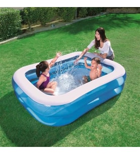 Bestway 12819 Büyük Boy Şişme Havuz 211x132x46 Cm Aile Havuzu