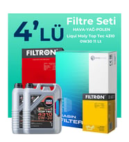 Filtron Ford Transit V363 2.0 Dizel Filtre Bakım Seti Liqui Moly Motor Yağlı (2014-2024) 4 Lü