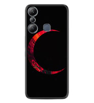 Infınix Hot 20i Kılıf Silikon Desen Özel Seri Red Moons 1747