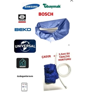 XXL Klima Temizleme Brandası 2.5 Metre Hortumu 18000 ve 24000 Btu Klimalar