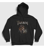 Presmono Unisex Siyah Skull Trivium Kapüşonlu Sweatshirt 179720tt