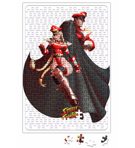 Street Fighter Bison e Cammy Puzzle 240 Parça Yapboz