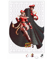 Street Fighter Bison e Cammy Puzzle 240 Parça Yapboz