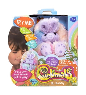 Giochi Preziosi Curlimals Gıdıklanan Tavşan Bo Bunny CUR00902-3723 (Çok Renkli)