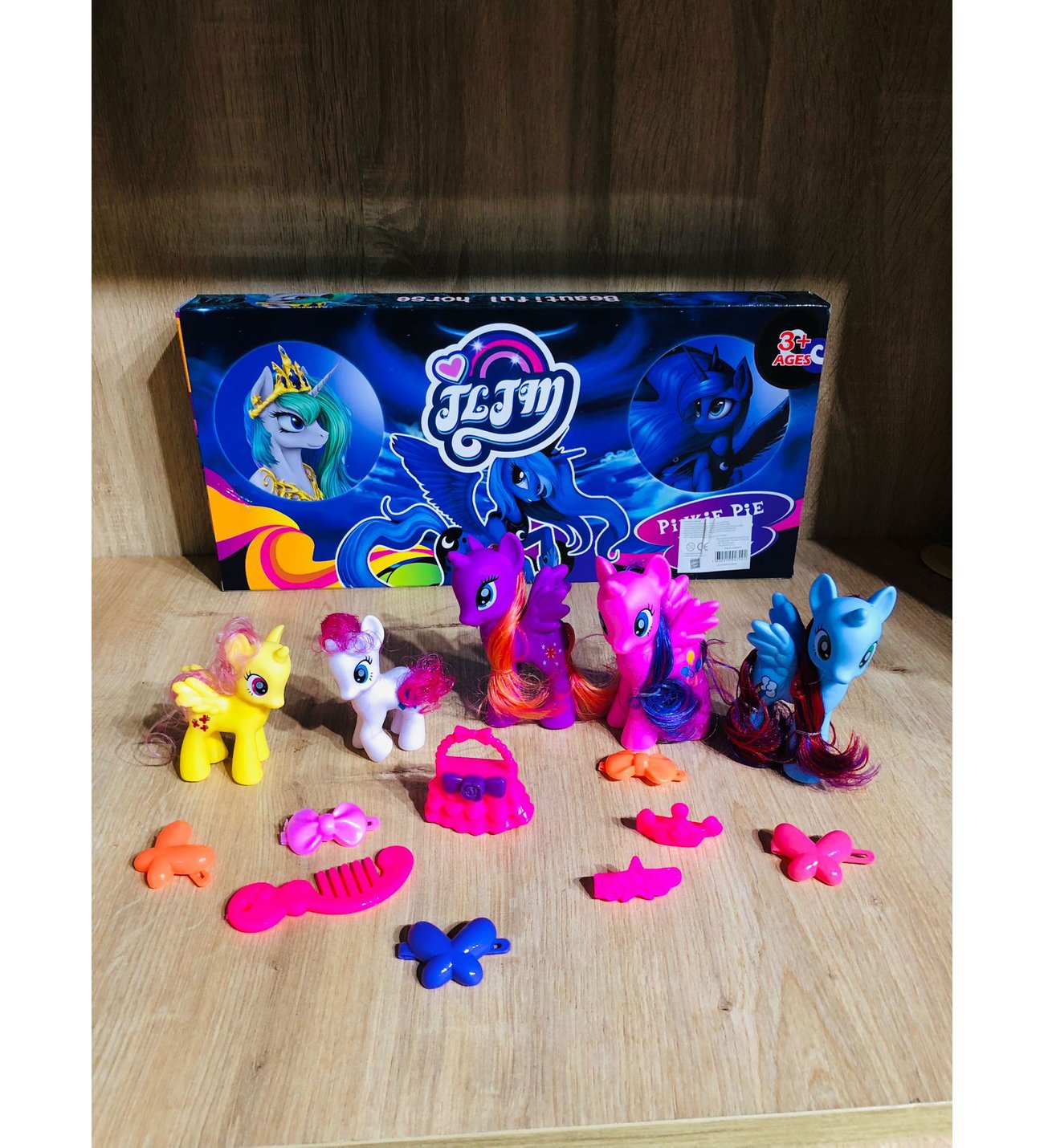 PINKIE PIE、市道真央グッズセット My Little Pony Pinkie Pie Karakter Figür Seti