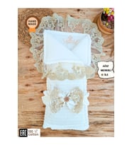 Kışlık Bebek Kundağı Unisex Bebek Dış Kundak Battaniyesi Hastane Çıkışı Kundak Battaniye KND45319