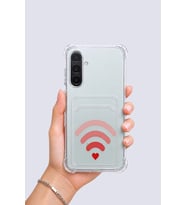 Samsung Galaxy A36 Kartlıklı Aşk Sinyali Desenli Kılıf - GLST7375-3040