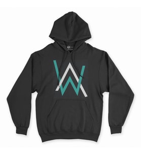 Alan Walker Siyah Kapşonlu Sweatshirt Hoddie