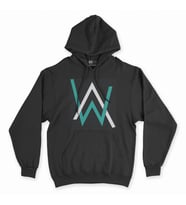 Alan Walker Siyah Kapşonlu Sweatshirt Hoddie