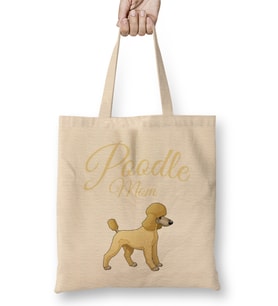 Poodle Mom 06 Bez Çanta Uzun Saplı