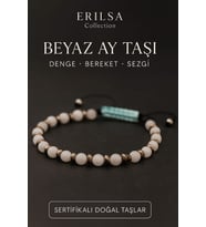 Sertifikalı Beyaz Ay Taşı ve Terahertz Bileklik – Sezgi ve Dengeyi Güçlendiren Kombin (Çok Renkli)