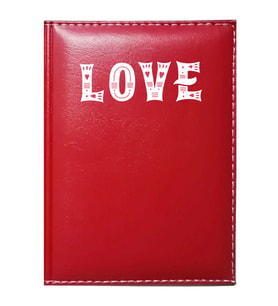 PROMOSYON DENİZİ  I LOVE YOU 4 GÖRSELLİ KIRMIZI RUHSAT KABI