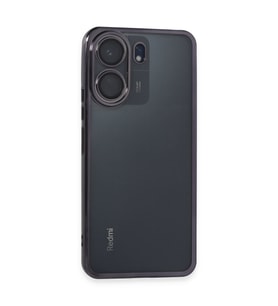 Redmi 13C Kılıf Lensli Silikon - Mor