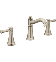 Moen Belfield Fırçalanmış Nikel İki Saplı 8-İnç Yaygın Banyo Bataryası Trim Kiti, Vana Gerekli, T640 (Çok Renkli)
