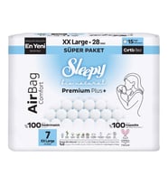 Sleepy Airbag Comfort Bebek Bezi 7 No XXL 28 li Paket