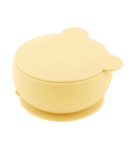 Oioi Silikon Kapaklı Kase Mellow Yellow
