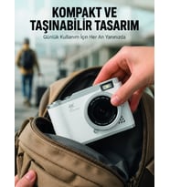 Taşınabilir Dijital Kamera Otomatik Odaklama Ve Beauty Modu