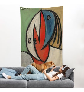 Joan Miro - Gerçeküstü Soyut Duvar Örtüsü-7416