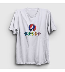 Presmono Unisex Beyaz Bears Grateful Dead T-Shirt 376278tt